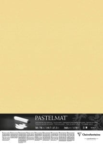 Clairefontaine Pastelmat 50x70cm Buttercup 360g - papier do pasteli