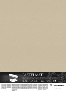 Clairefontaine Pastelmat 50x70cm Sand 360g - papier do pasteli