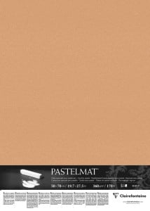 Clairefontaine Pastelmat 50x70cm Sienna 360g - papier do pasteli