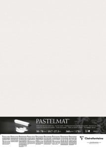 Clairefontaine Pastelmat 50x70cm White 360g - papier do pasteli