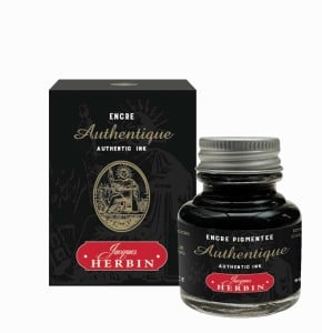 Herbin Authentique Ink - tusz czarny permanentny (tusz prawników)