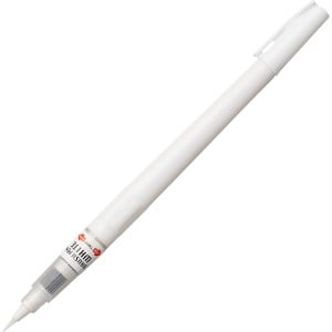 KURETAKE Brush Writer Pen WHITE - pisak pędzelkowy