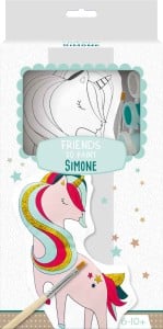Friends to paint "jednorożec Simone" - maskotka do samodzielnego pomalowania