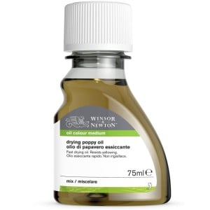 W&N Drying Poppy Oil - olej makowy szybkoschnący