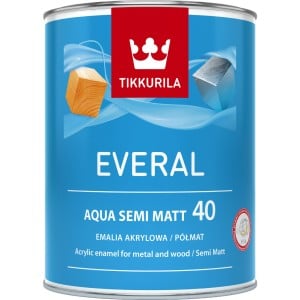 Tikkurila Everal Aqua Semi Matt 40 Baza C - emalia akrylowa