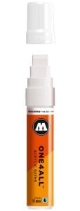 Molotow ONE4ALL 627HS 160 signal white 15mm - marker akrylowy