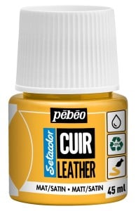 Pebeo Setacolor Leather 45ml 03 SUNFLOWER YELLOW - farba do skóry