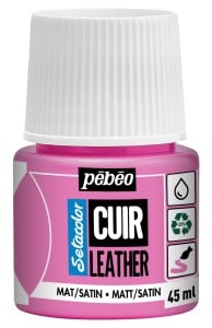 Pebeo Setacolor Leather 45ml 08 CANDY PINK - farba do skóry