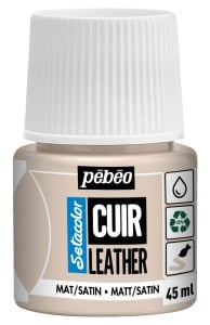 Pebeo Setacolor Leather 45ml 19 PINK BEIGE - farba do skóry