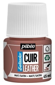 Pebeo Setacolor Leather 45ml 20 TERRACOTA - farba do skóry