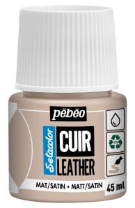 Pebeo Setacolor Leather 45ml 21 TAUPE - farba do skóry
