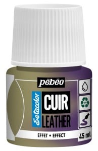 Pebeo Setacolor Leather 45ml 44 DUOCHROME YELLOW/VIOLET - farba do skóry