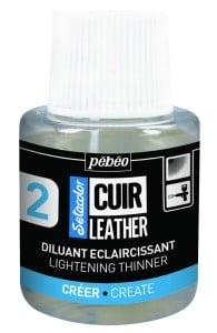 Pebeo Setacolor Leather 110ml  LIGHTENING THINER - rozcieńczalnik do farba do skóry