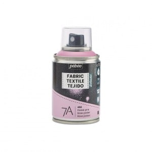 Pebeo 7A Farbic Spray 100ml PASTEL PINK - farba do tkanin w sprayu