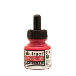613 CADMIUM RED LIGHT HUE, tusz akrylowy Abstract Sennelier