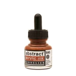 645 CHINES ORANGE, tusz akrylowy Abstract Sennelier