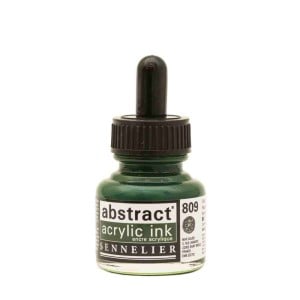 809 HOOKERS GREEN, tusz akrylowy Abstract Sennelier
