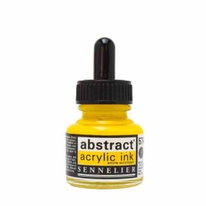 574 PRIMARY YELLOW, tusz akrylowy Abstract Sennelier