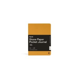 Karst Stone Paper TURMERIC Notes A6 gładki (miękka oprawa) 52str - notes z papierem kamiennym