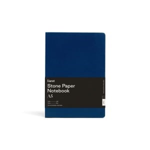 Karst Stone Paper NAVY Notes A5 w linie (miękka oprawa) 144str - notes z papierem kamiennym