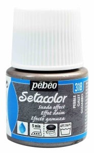 Pebeo Setacolor SUEDE EFFECT 45ml 318 PEBBLE - farba do tkanin efekt zamszu