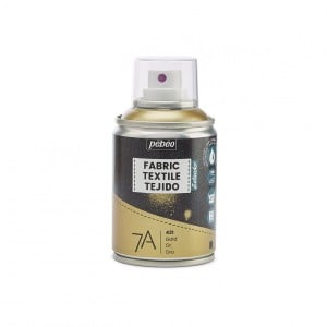 Pebeo 7A Farbic Spray 100ml GOLD farba do tkanin w sprayu