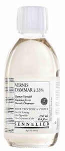 Sennelier Extra Fine Damara Varnish 33%  - werniks damarowy do malarstwa olejnego