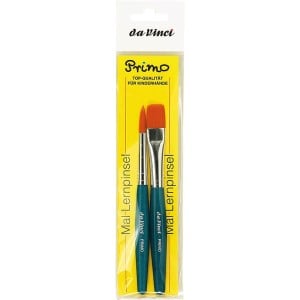 Da Vinci PRIMO Childrem Brushes BLUE 2 szt - komplet pędzli dla dzieci