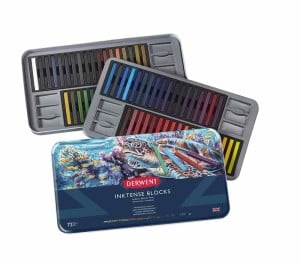 DERWENT Inktense blocks 72 kolory - kredki tuszowe w sztabkach