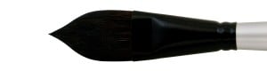 Black Velvet 3009S Oval Wash r.1" - Silver Brush pędzel akwarelowy syntetyczny