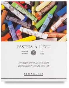 Sennelier Extra Soft Pastels "Introductory" 24 kolorów - komplet pasteli suchych