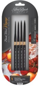 Silver Brush Black Velvet "Vouge" Master Travel Set 3szt - komplet syntetycznych pędzli akwarelowych