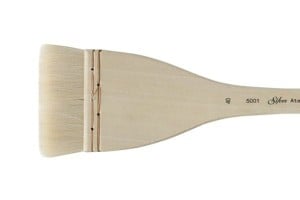 Atelier Hake 5001 Flat r.40 - Silver Brush pędzel akwarelowy z kozy