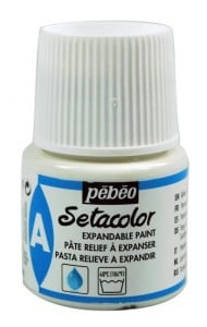 Pebeo Setacolor Expandable relief paste 45ml - medium do farb do tkanin