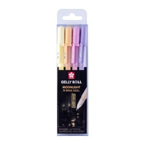 Sakura Gelly Roll Moonlight 10 Pastel Set A 4 kolory - komplet piaków żelowych