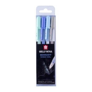 Sakura Gelly Roll Moonlight 10 Pastel Set B 4 kolory - komplet piaków żelowych