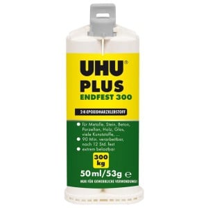UHU Plus ENDFEST 300 50+53ml - klej epoksdowy dwuskładnikowy jubilerski