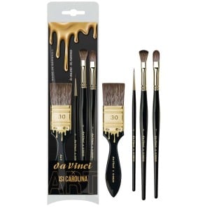 da Vinci Isi Carolina Oil brushes Signature Set - komplet 4 pędzli do farb olejnych