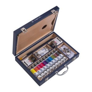 Van Gogh Oil Starter Box XL 12x40ml - zestaw farb olejnych w drewnianej kasecie
