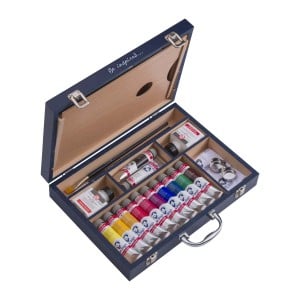 Van Gogh Acrylic Starter Box XL 12x40ml - zestaw farb akrylowych w drewnianej kasecie