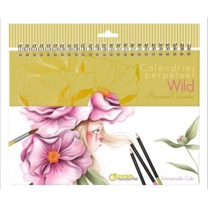 Perpetual Calendar "WILD" by Emmanuelle Colin - kalendarz wieczny do kolorowania