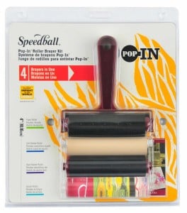 Speedball "Pop In" Wałek graficzny 4w1 10,2cm - komplet wałków