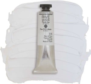 116 Titanium white, farba olejna Rive Gauche Sennelier