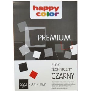 Blok techniczny Premium czarny 220g 10ark.