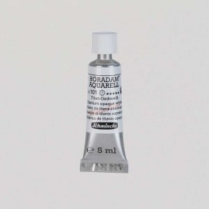 101 Titanium Opaque White, akwarela Horadam Schmincke 5ml