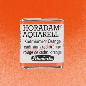 348 Cadmium Red Orange, akwarela Horadam Schmincke 1/2 kostki