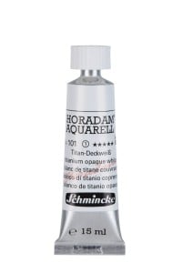 101 Titanium Opaque White, akwarela Horadam Schmincke 15ml