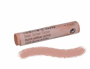 019M Burnt Yellow Ochre, pastel sucha Schmincke