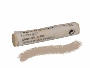 030M Greenish Umber, pastel sucha Schmincke