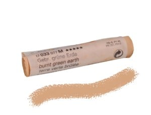 033M Burnt Green Earth, pastel sucha Schmincke